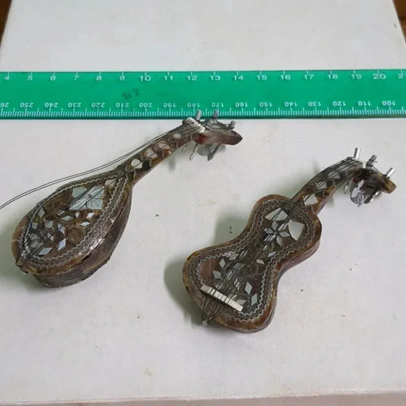 Antique tortoise shell  Doll House instruments - Picture 1 of 9